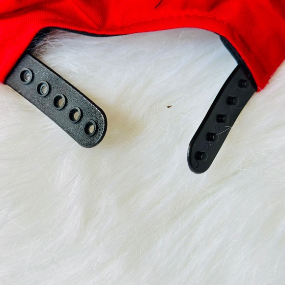 NWT Disney Parks Mickey Mouse Face Baseball Snapback Cap Hat 3D Ears Red/Yellow - Picture 9 of 11